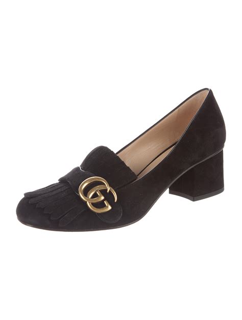 gucci marmont gray|gucci marmont black suede shoes.